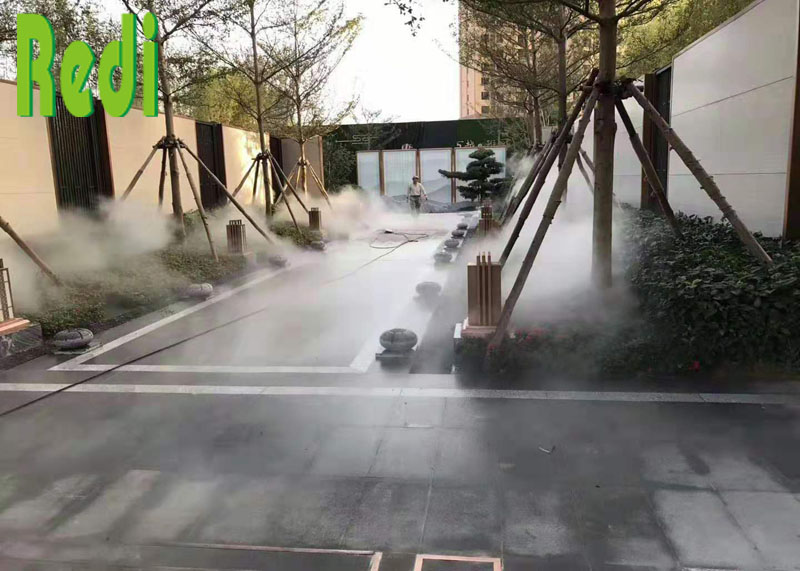 公园景观雾森系统|高压喷雾系统|人造雾景观绿迪制造